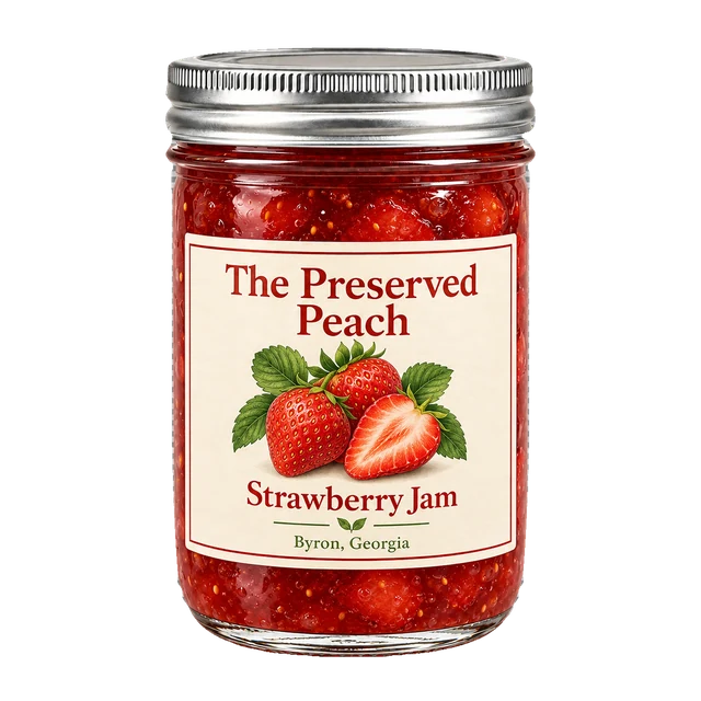 Strawberry Jam — illustrative jar image