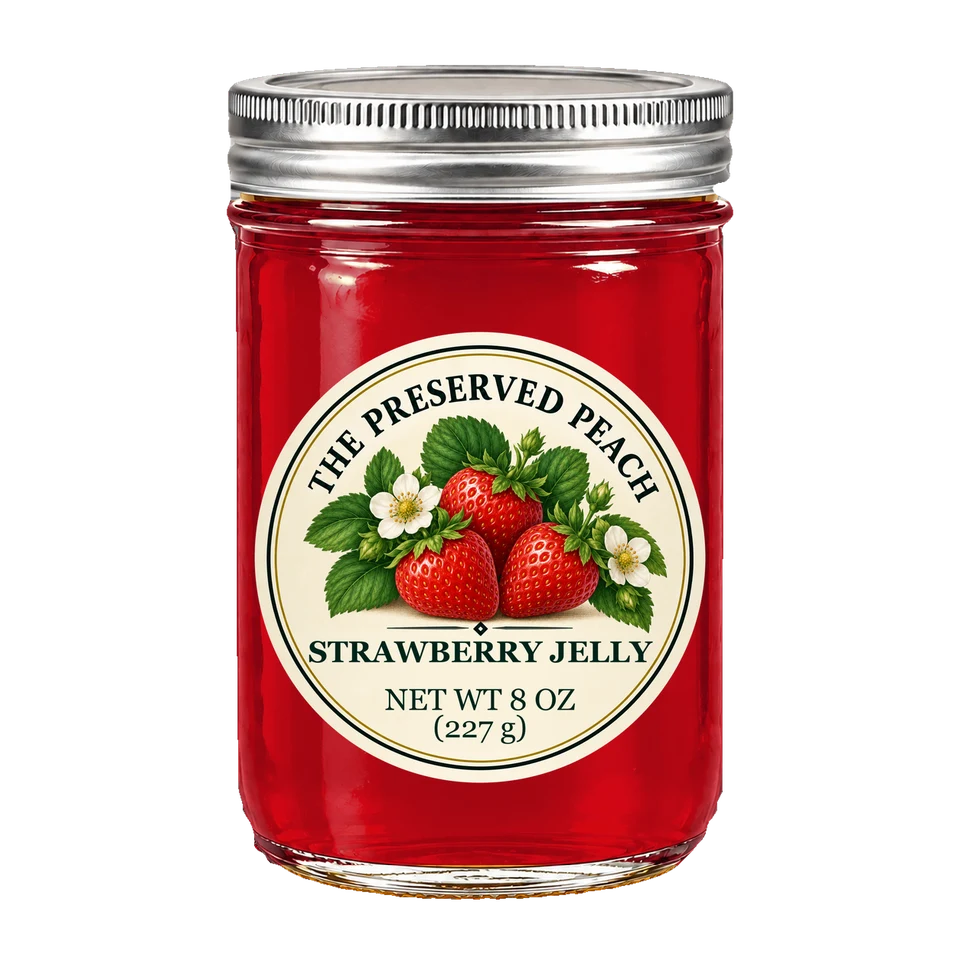 Strawberry Jelly — illustrative jar image